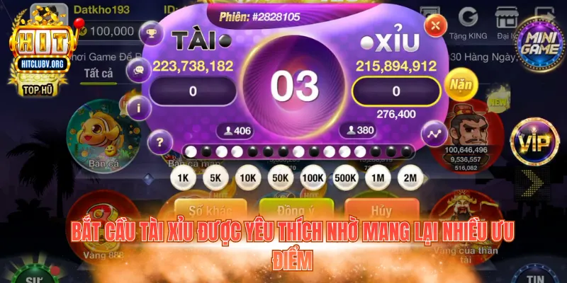 Bắt Cầu Tài Xỉu - Cách Nhận Diện Xu Hướng Hiệu Quả 2026 Bắt cầu tài xỉu được yêu thích nhờ mang lại nhiều ưu điểm