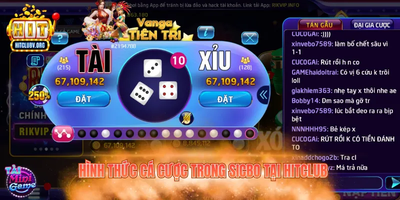 Tài Xỉu HitClub - Điểm Nổi Bật Đáng Trải Nghiệm 2026 Hình thức cá cược trong Sicbo tại hệ thống