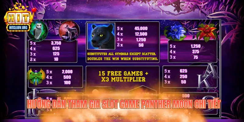 Nổ Hũ Panther Moon – Săn Thưởng Hấp Dẫn Tại Hitclub Hướng dẫn tham gia slot game Panther Moon chi tiết